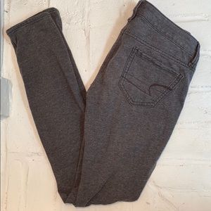 AE 00 gray jeggings